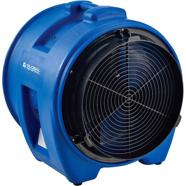 Global Industrial 16 Confined Space Blower Fan, Rotomold Plastic, 1 Speed, 4000 CFM, 1 HP - 293037