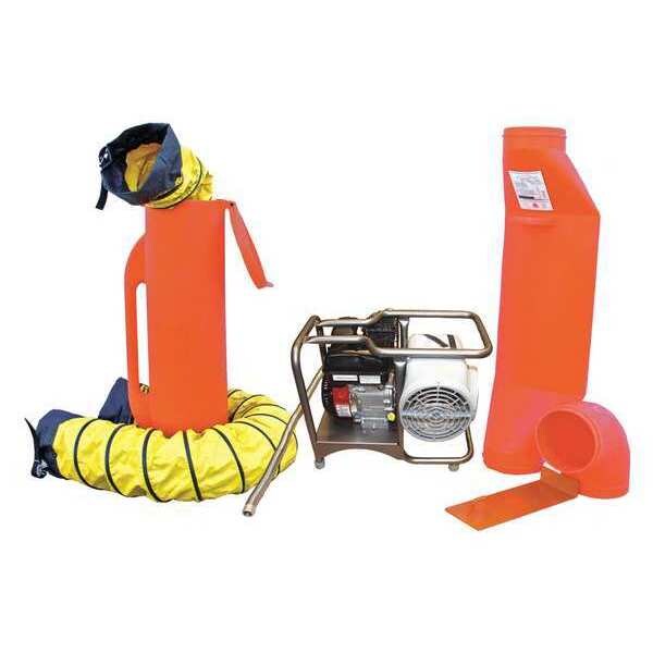 Air Systems Intl Confined Space Blower, Gasoline, 15in. - SVB-G8CUP