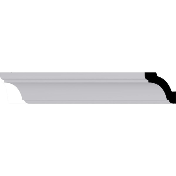 Ekena Millwork 1 1/2"H x 1 1/2"P x 2 1/8"F x 94 1/2"L Edinburgh Crown Moulding - MLD02X02X02ED