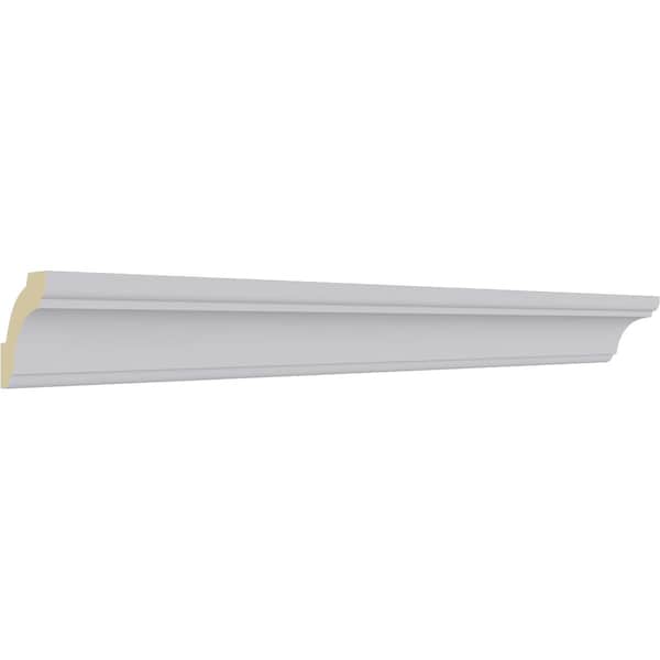 Ekena Millwork 1 1/2"H x 1 1/2"P x 2 1/8"F x 94 1/2"L Edinburgh Crown Moulding - MLD02X02X02ED