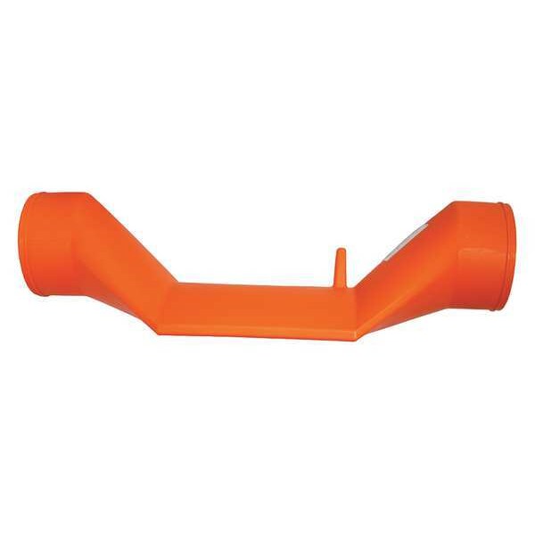 Air Systems Intl Saddle Vent, 12 in. dia., Orange - SV-18912-O