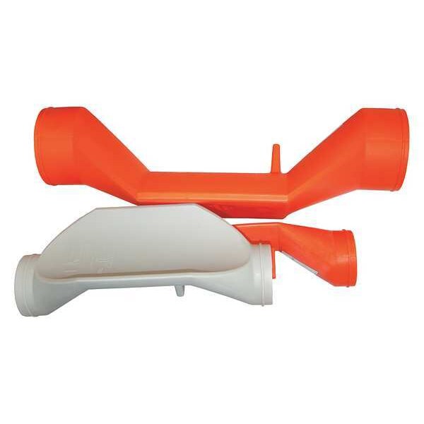 Air Systems Intl Saddle Vent, 12 in. dia., Orange - SV-18912-O