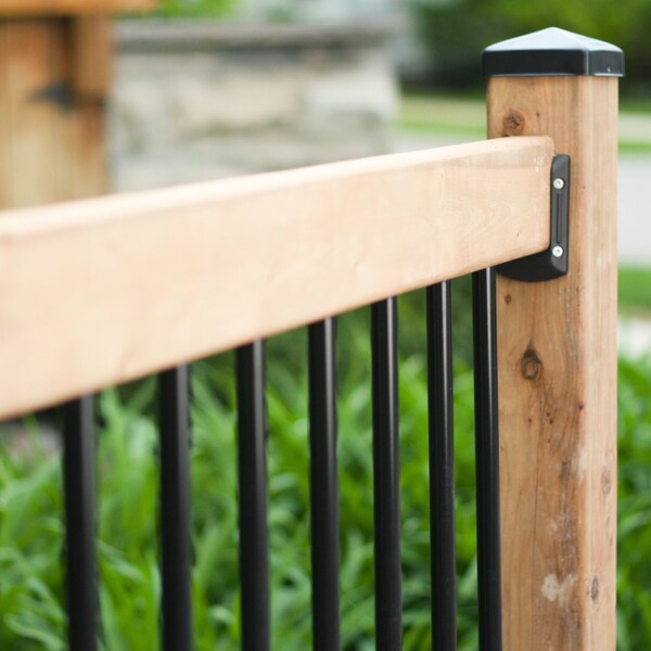 Nuvo Iron 26-In Round Baluster And Connector Combo Kit for Decks And Stairs, 30PK - RDPS26-CK