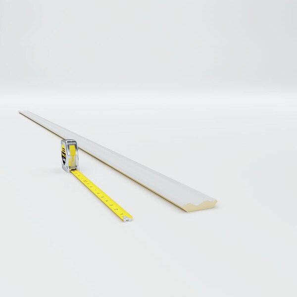 Ekena Millwork 2"H x 2"P x 3"F x 94 1/2"L Lyon Traditional Smooth Crown Moulding - MLD02X02X03LY