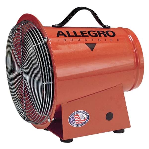 Allegro Industries Confined Space Fan, Axial, 1/3 HP - 9513