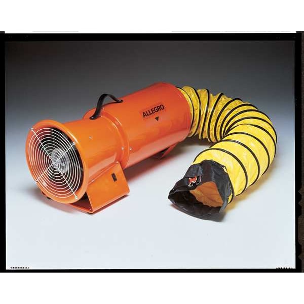 Allegro Industries Conf. Sp Fan, Axial Expl Proof, 15 ft.Duct - 9514-05