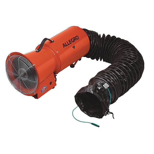 Allegro Industries Conf. Sp Fan, Axial Expl Proof, 25 ft.Duct - 9514-06