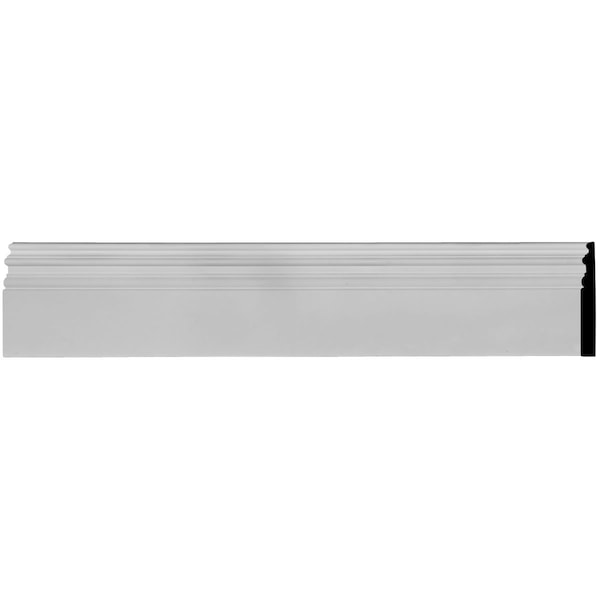 Ekena Millwork Baseboard Moulding, Polyurethane, 94-1/2 in L, 7-3/8 in H - BBD07X01HI