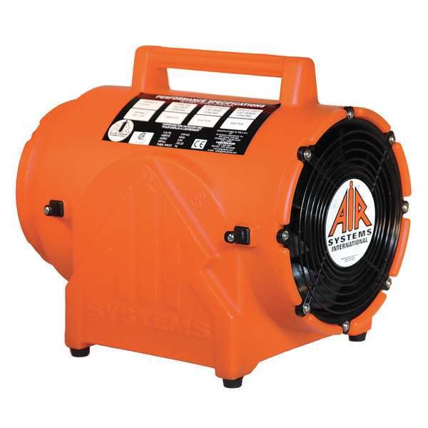 Air Systems Intl Conf. Sp Fan, Axial, Plastic, Orng, 8 In - CVF-8AC50
