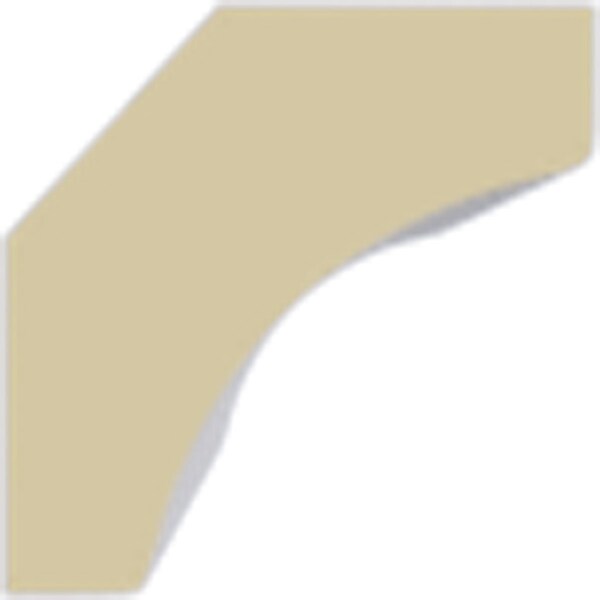 Ekena Millwork 3/4"H x 3/4"P x 7/8"F x 94 1/2"L Traditional Crown Moulding - MLD00X00X01TR