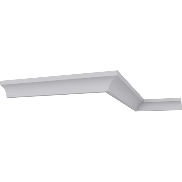 Ekena Millwork 3/4"H x 3/4"P x 7/8"F x 94 1/2"L Traditional Crown Moulding - MLD00X00X01TR