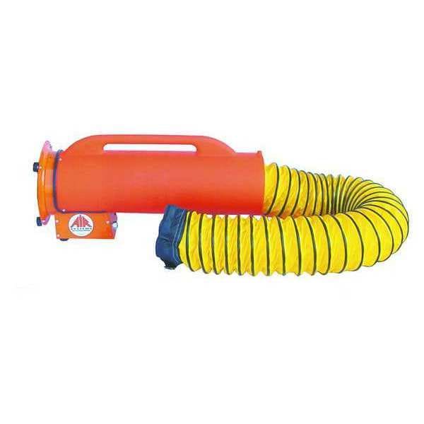 Air Systems Intl Fan, 6 ft. Duct Canister, 8", 115VAC - SVF-6ACAN
