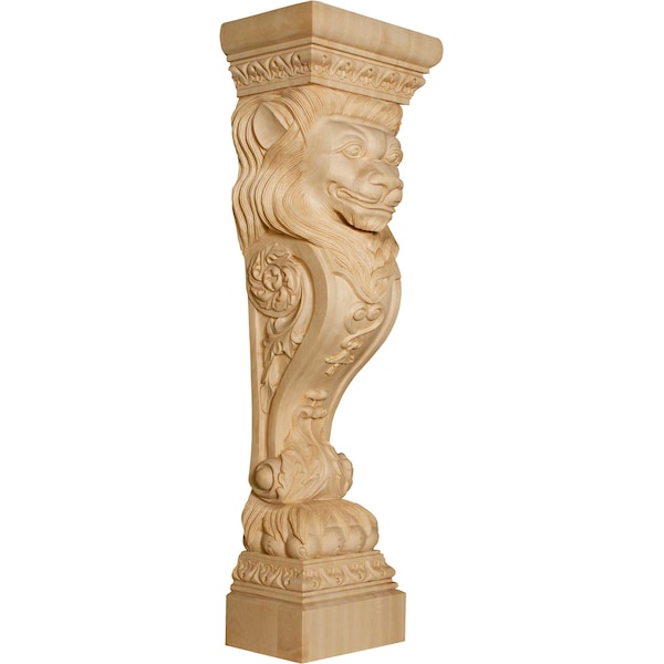 Osborne Wood Products 36 x 10 x 7 Lion Island Height Corbel in Rubberwood (paintg - 1431RW