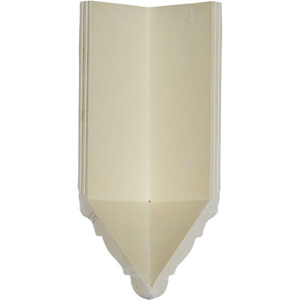 Ekena Millwork 4 1/2"W x 4 1/2"P x 13-1/4"H Inside Corner - MIC04X04BI