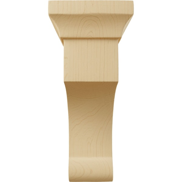 Ekena Millwork 2 1/2"W x 4"D x 6"H Small Gomez Wood Bracket, Alder - BKTW02X04X06GOAL