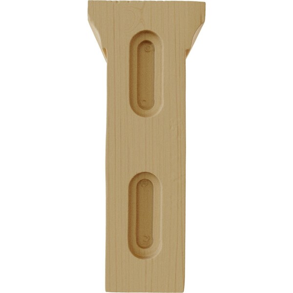 Ekena Millwork 2 1/2"W x 4"D x 6"H Small Gomez Wood Bracket, Alder - BKTW02X04X06GOAL