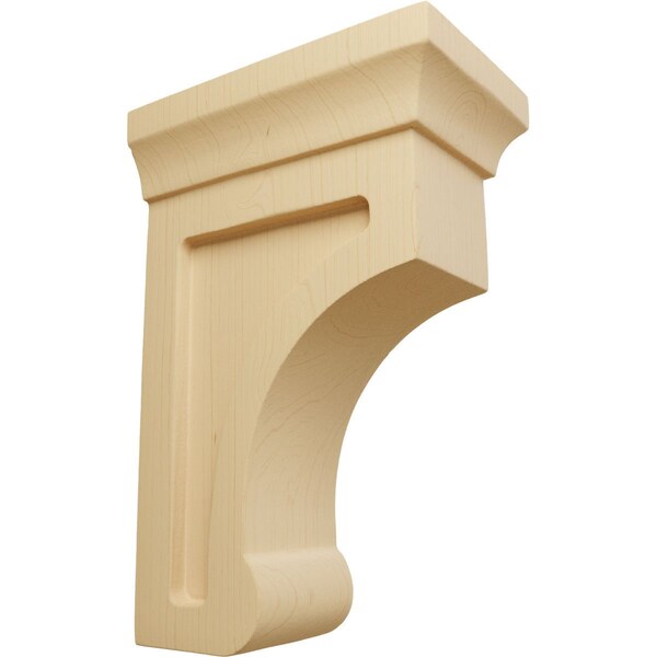 Ekena Millwork 2 1/2"W x 4"D x 6"H Small Gomez Wood Bracket, Alder - BKTW02X04X06GOAL