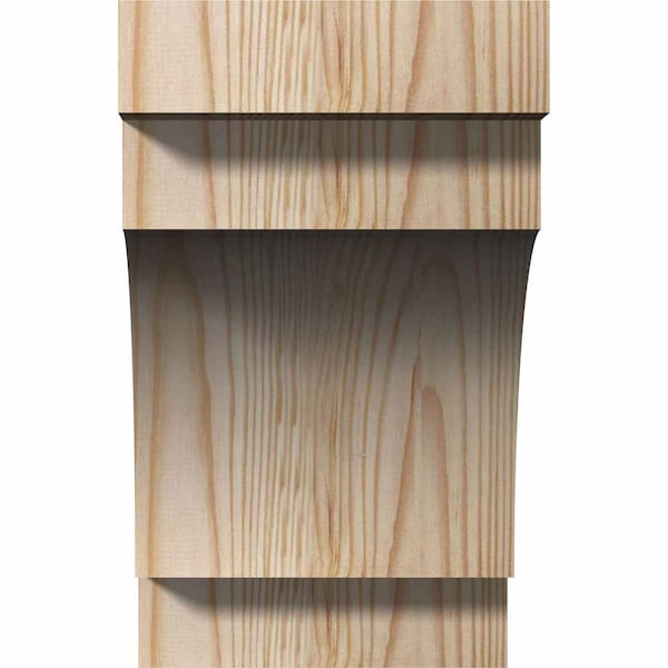 Ekena Millwork Mediterranean Rough Sawn Corbel, Douglas Fir, 6"W x 10"D x 10"H - COR06X10X10MED00RDF