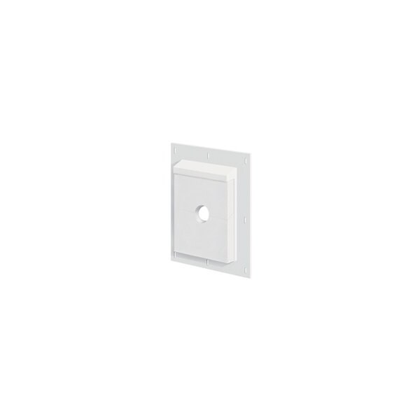 Builders Edge BUILDERS EDGE SturdiMount SMS68TW Mounting Block, 9-1/16 in W, Split Mounting, Fiber Cement, White - 3SMS68TW
