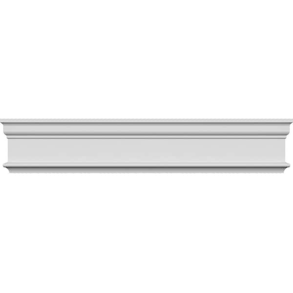 Ekena Millwork 44" Bottom Width x 45 1/2" Top Width x 4 5/8"H x 1 1/8"P Holmdel Crosshead - CRH05X44HO