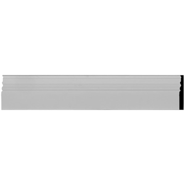 Ekena Millwork 4 1/2"H x 1/2"P x 94 1/2"L Kepler Baseboard Moulding - BBD05X03KP