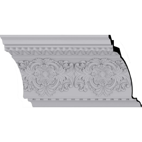 Ekena Millwork 17 3/4"H x 16 1/8"P x 23 7/8"F x 94 1/2"L, (16 3/8" Repeat), Norwich Crown Moulding - MLD17X16X23NO