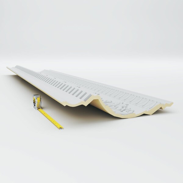 Ekena Millwork 17 3/4"H x 16 1/8"P x 23 7/8"F x 94 1/2"L, (16 3/8" Repeat), Norwich Crown Moulding - MLD17X16X23NO