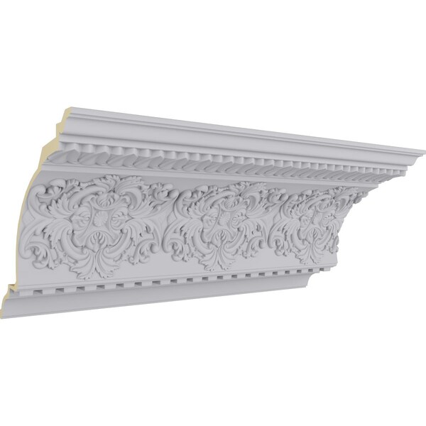 Ekena Millwork 17 3/4"H x 16 1/8"P x 23 7/8"F x 94 1/2"L, (16 3/8" Repeat), Norwich Crown Moulding - MLD17X16X23NO