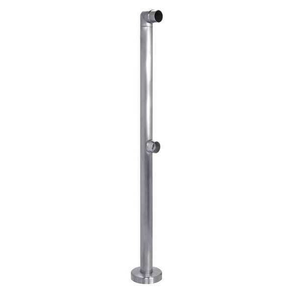 Lavi Industries Double Line Guardrail Post End, SS, 42" H - 49-D132/4