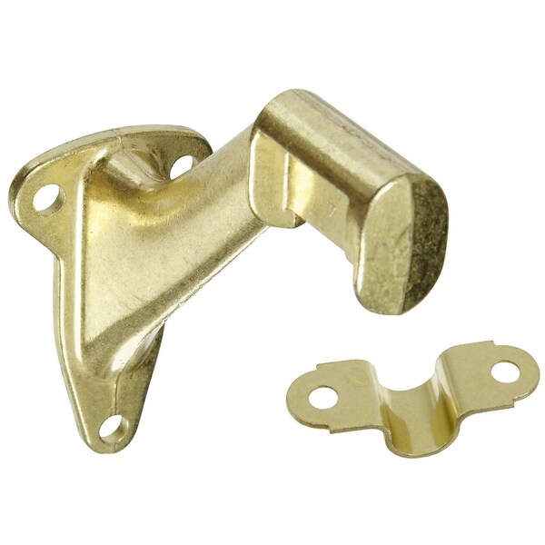 National Hardware National Hardware Gold Zinc Die Cast w/Steel Strap Handrail Bracket 3.31 in. L 250 lb - N243-642