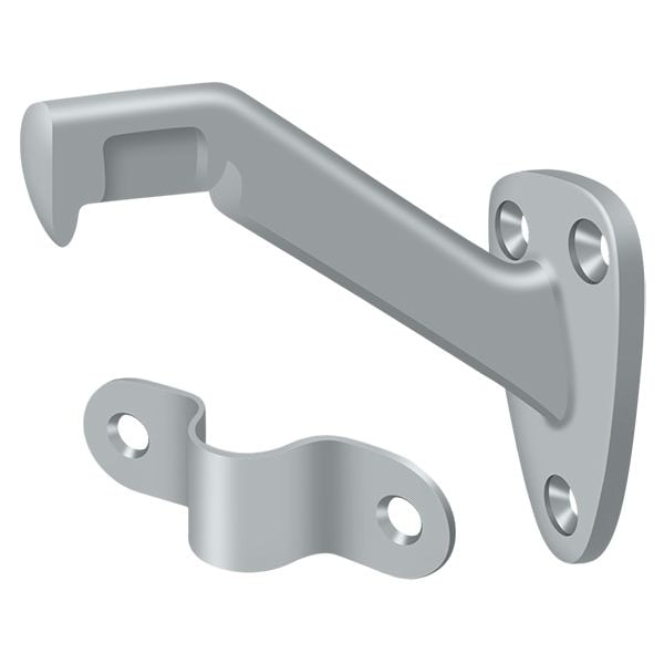 Deltana Hand Rail Brackets, 3-5/16" Projection Satin Chrome - HRB325U26D