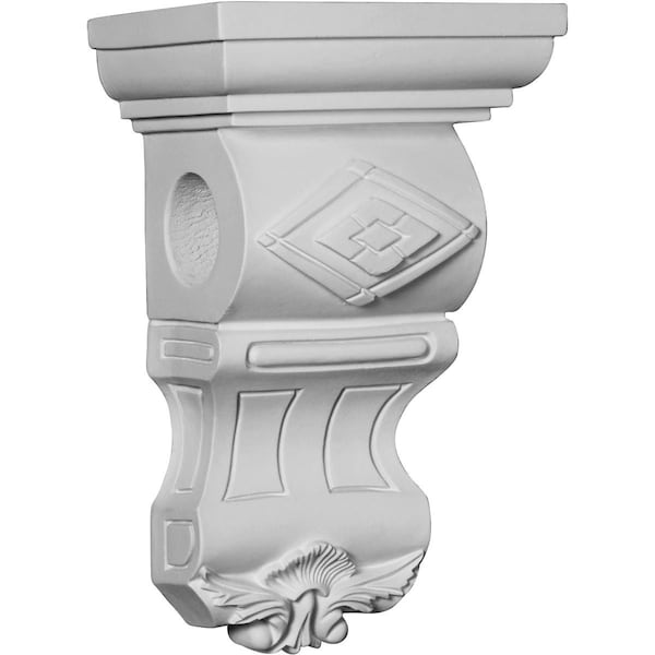 Ekena Millwork 7 3/8"W x 5 1/8"D x 12 1/8"H Franklin Corbel - COR07X05X12FR