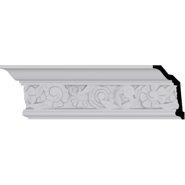 Ekena Millwork 4 1/2"H x 2 5/8"P x 5 1/8"F x 94 1/2"L, (13 1/4" Repeat), Emery Crown Moulding - MLD04X03X05EM