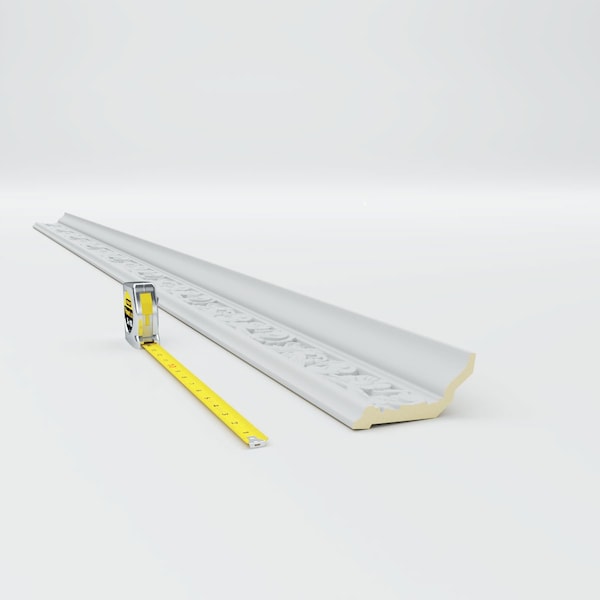 Ekena Millwork 4 1/2"H x 2 5/8"P x 5 1/8"F x 94 1/2"L, (13 1/4" Repeat), Emery Crown Moulding - MLD04X03X05EM