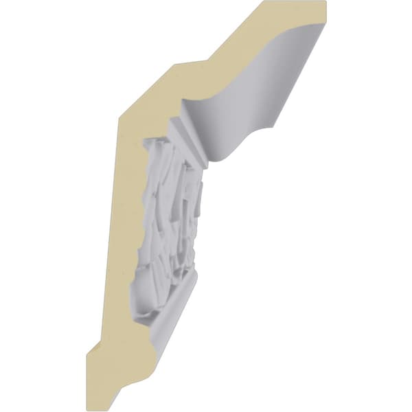 Ekena Millwork 4 1/2"H x 2 5/8"P x 5 1/8"F x 94 1/2"L, (13 1/4" Repeat), Emery Crown Moulding - MLD04X03X05EM