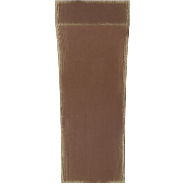 Ekena Millwork 3"W x 5 1/2"D x 8"H Medium Lawson Wood Vintage Decor Corbel, Weathered Brown - CORWD03X05X08LWBR