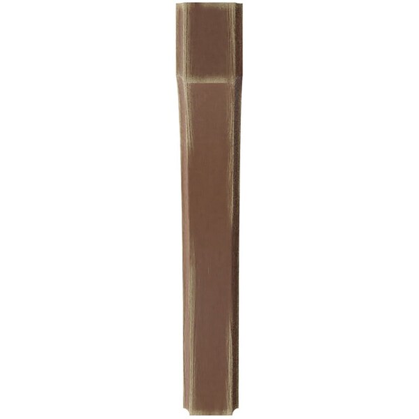 Ekena Millwork 1 3/4"W x 10"D x 12"H Clarksville Wood Vintage Decor Bracket, Weathered Brown - BKTWD02X10X12CVBR