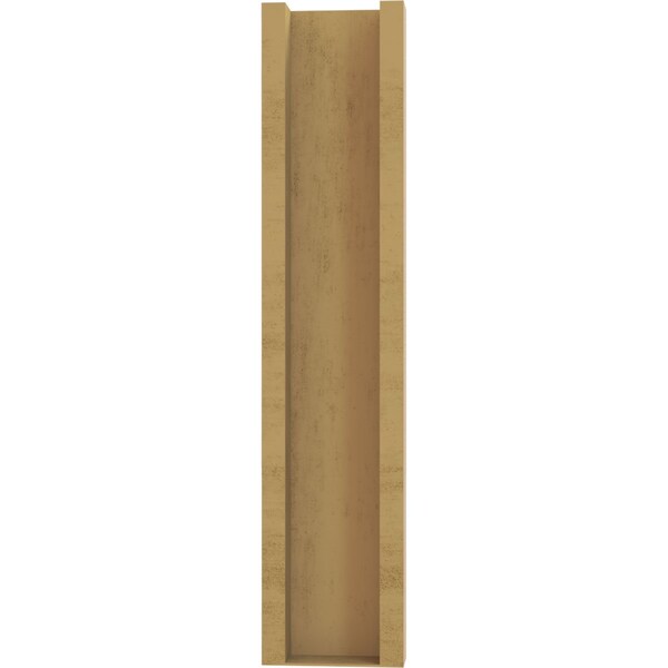 Ekena Millwork 6-in W x 20-in D x 28-in H Funston Trad Rough Cedar Woodgrain TimberThane Outlooker, Primed Tan - OUTUR060X20X28FST04RCPR