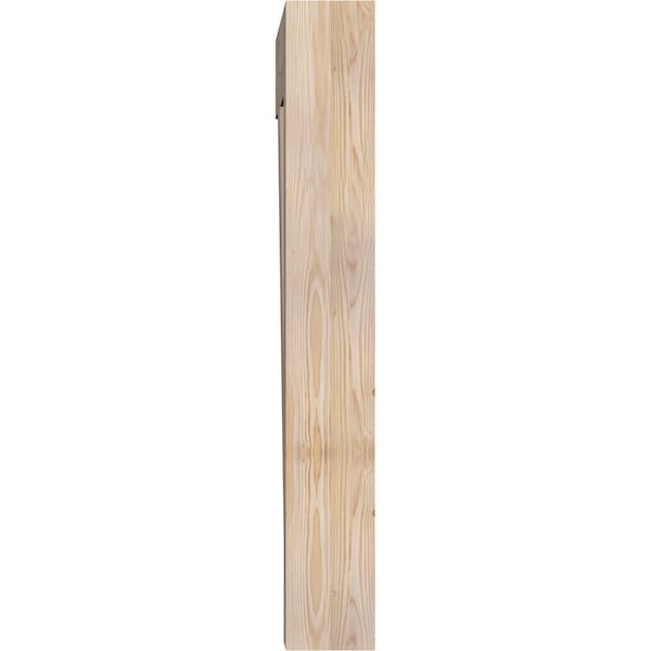 Ekena Millwork Thorton Block Smooth Bracket, Douglas Fir, 5 1/2"W x 28"D x 40"H - BKT06X28X40THR05SDF