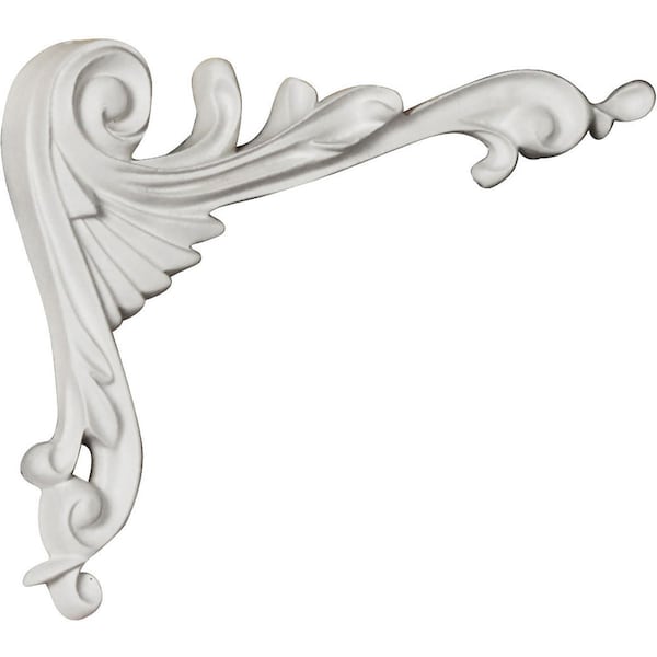 Ekena Millwork 4 3/4"W x 5 7/8"H x 7/8"P Loera Scroll Onlay, Right - ONL05X06X01LO-R
