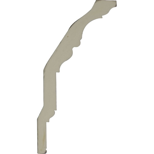 Ekena Millwork SAMPLE - 13"H x 6 7/8P x 11 5/8"F x 12"L Eris Smooth Crown Moulding - SAMPLE-MLD13X07X12ER