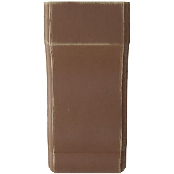 Ekena Millwork 4 3/4"W x 5 1/2"D x 10"H Capistrano Mission Wood Vintage Decor Corbel, Weathered Brown - CORWD04X05X10CPBR