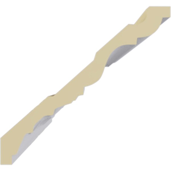 Ekena Millwork 5"H x 5 3/8"P x 7 3/8"F x 94 1/2"L, (5 1/2" Repeat), Terrones Crown Moulding - MLD05X05X07TS
