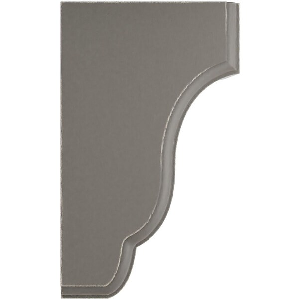Ekena Millwork 3 1/2"W x 4"D x 6 1/2"H Capistrano Mission Wood Vintage Decor Corbel, Reclaimed Grey - CORWD03X04X06CPGY