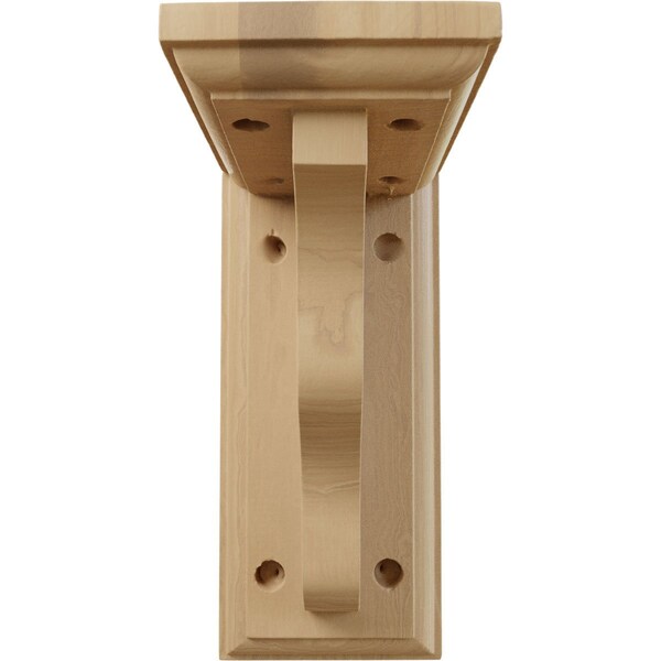 Ekena Millwork 3"W x 5"D x 7"H Hamilton Traditional Bracket, Cherry - BKT03X05X07HACH