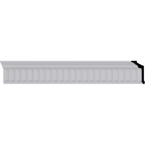 Ekena Millwork 4 3/4"H x 2 3/4"P x 5 1/2"F x 94 1/2"L Lyon Crown Moulding - MLD05X03X06LY