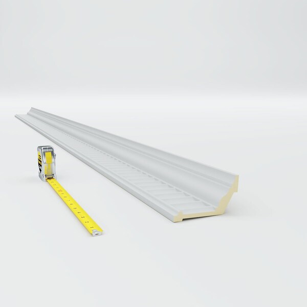 Ekena Millwork 4 3/4"H x 2 3/4"P x 5 1/2"F x 94 1/2"L Lyon Crown Moulding - MLD05X03X06LY