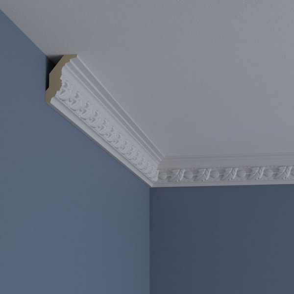 Ekena Millwork 2 1/2"H x 1 5/8"P x 3"F x 94 1/2"L Legacy Crown Moulding - MLD02X01X03LE