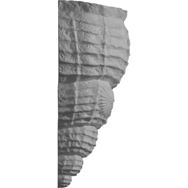 Ekena Millwork 10 1/8"W x 5 1/2"D x 12 1/2"H Sea Shell Wall Sconce - SCO10X05X12AS