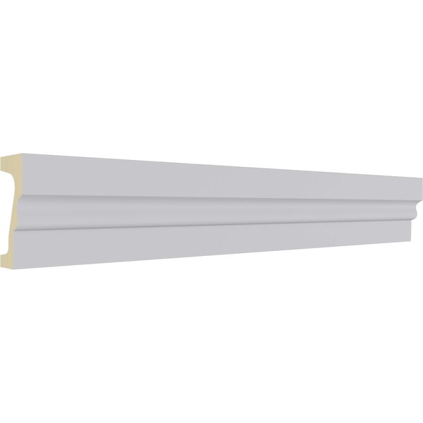 Ekena Millwork Moulding, Polyurethane, 94-1/2 in L, 5-1/2 in H - MLD06X03ST